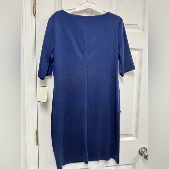 Connected Career Pleated Dress, 8P, Professional Flattering Style Stretch - Picture 5 of 7